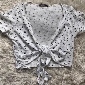 brandy melville wrap top